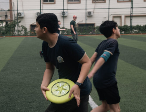 MYP Learns Frisbee